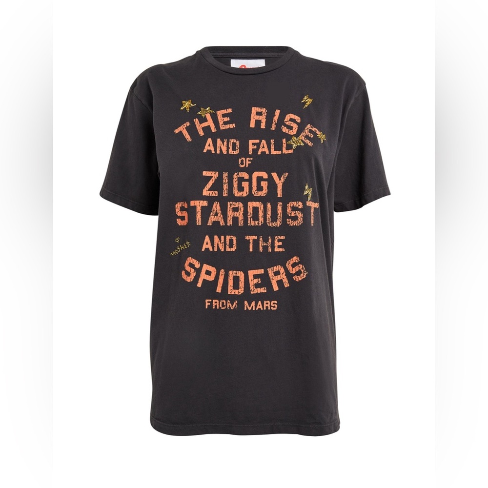 Mother X Bowie, The Rowdy Graphic Tee, Ziggy Stardust, Size Small, NWOT